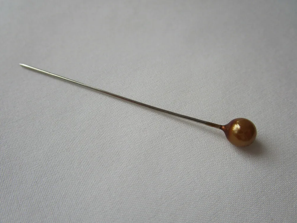 Špendlík ozdobný "zlatý" - 55 mm 