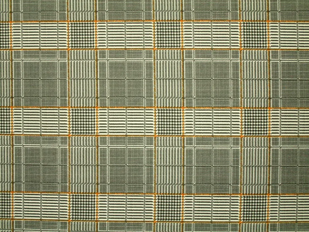 Šatovka maslovo-sivá "horčicové káro"