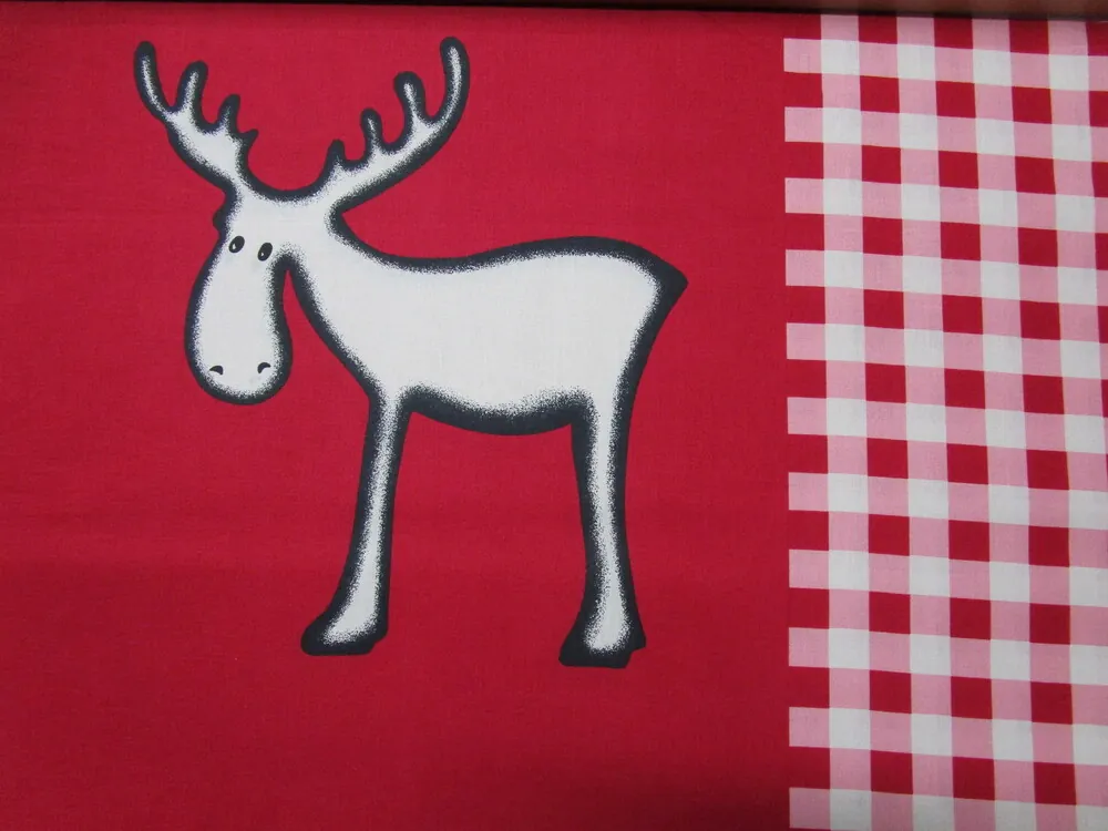 Bavlna červená "veľký sob" 