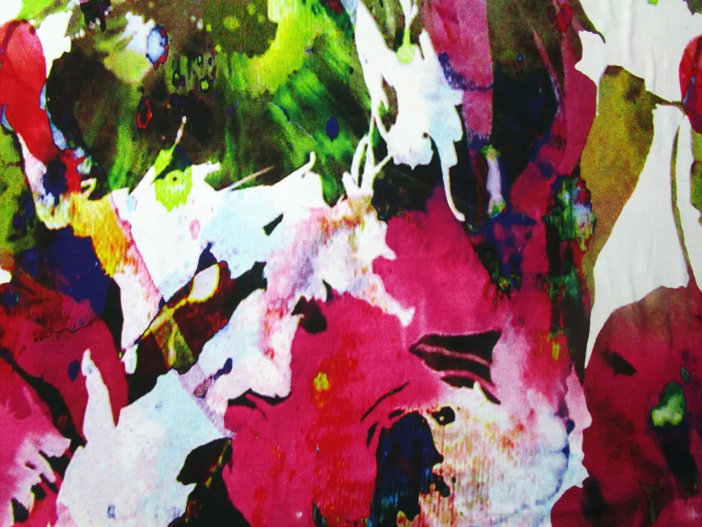 Úplet biely "farebné vzory"