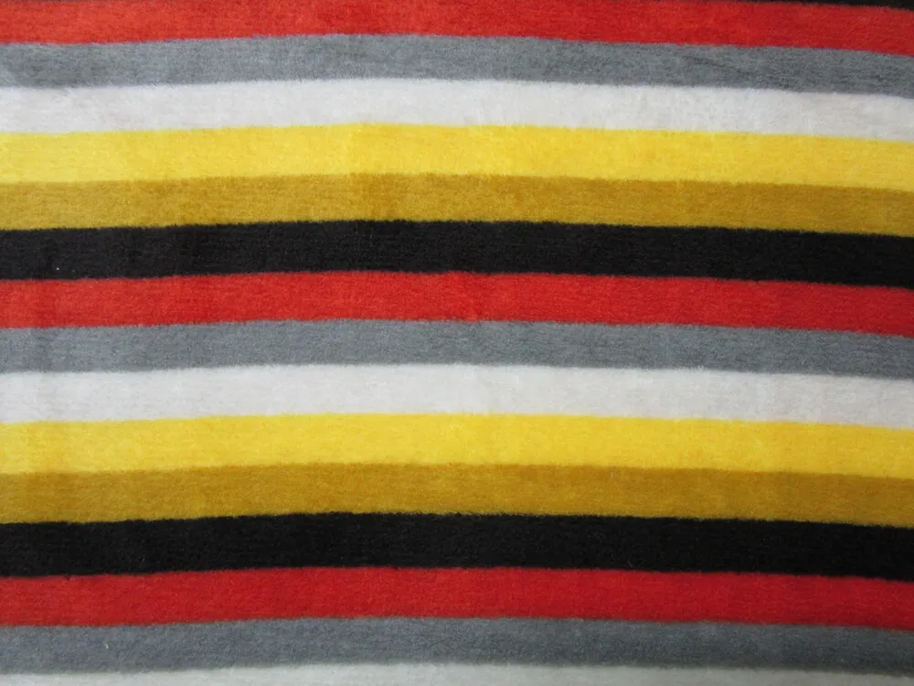 Fleece "farebný pásik"