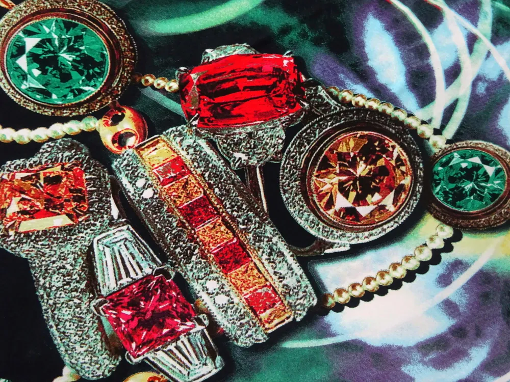 Úplet čierny "šperk" - raport  