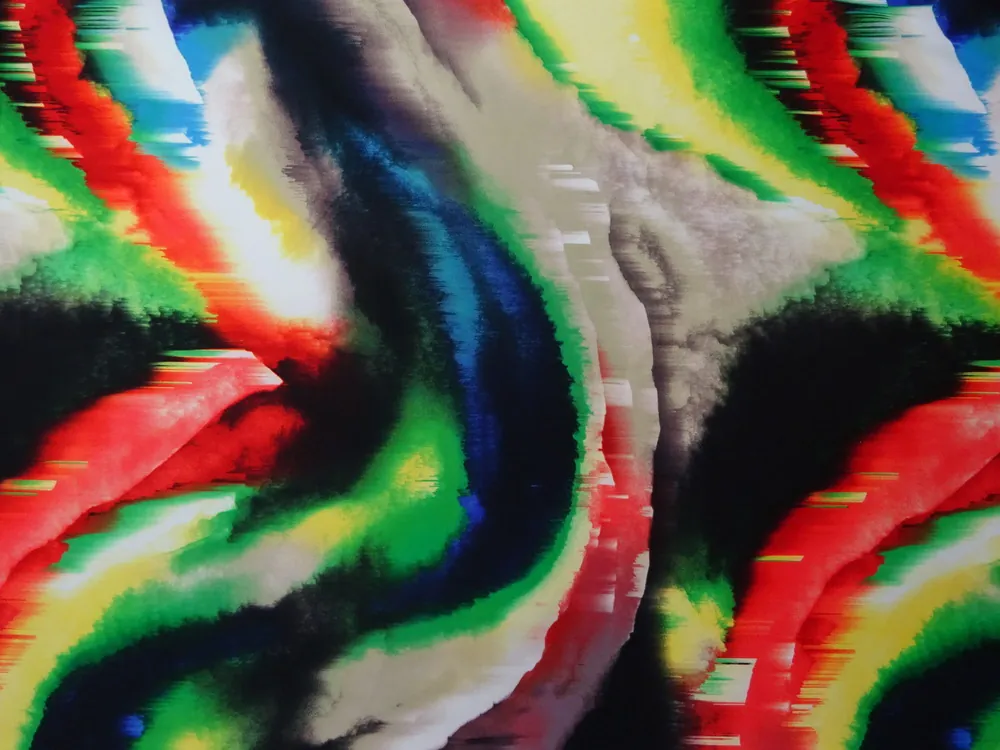 Úplet farebný "abstraktný motív" 