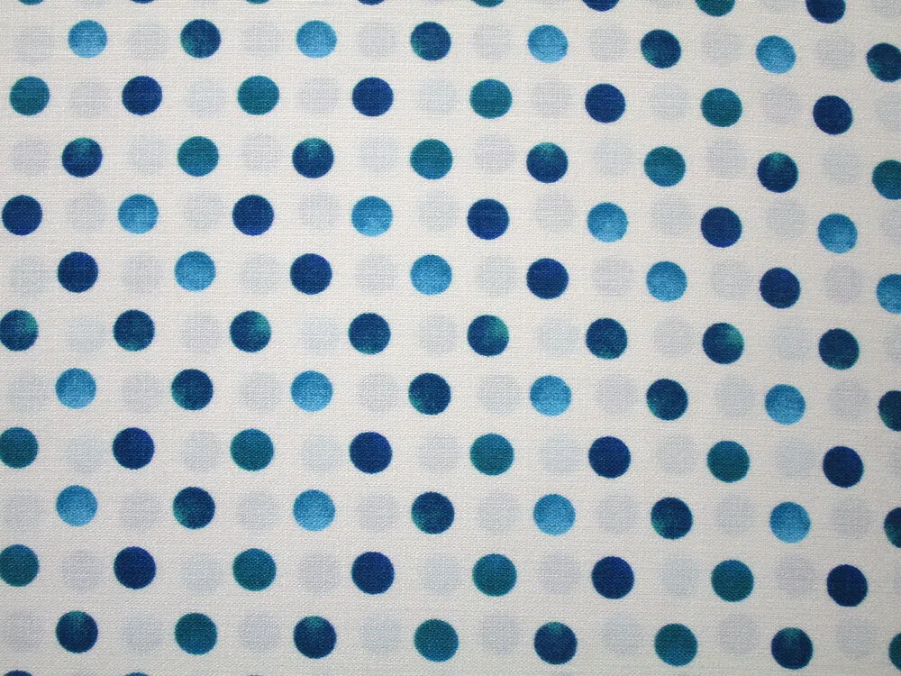 Kostýmovka smotanová "malá tyrkysovo-modrá bodka"