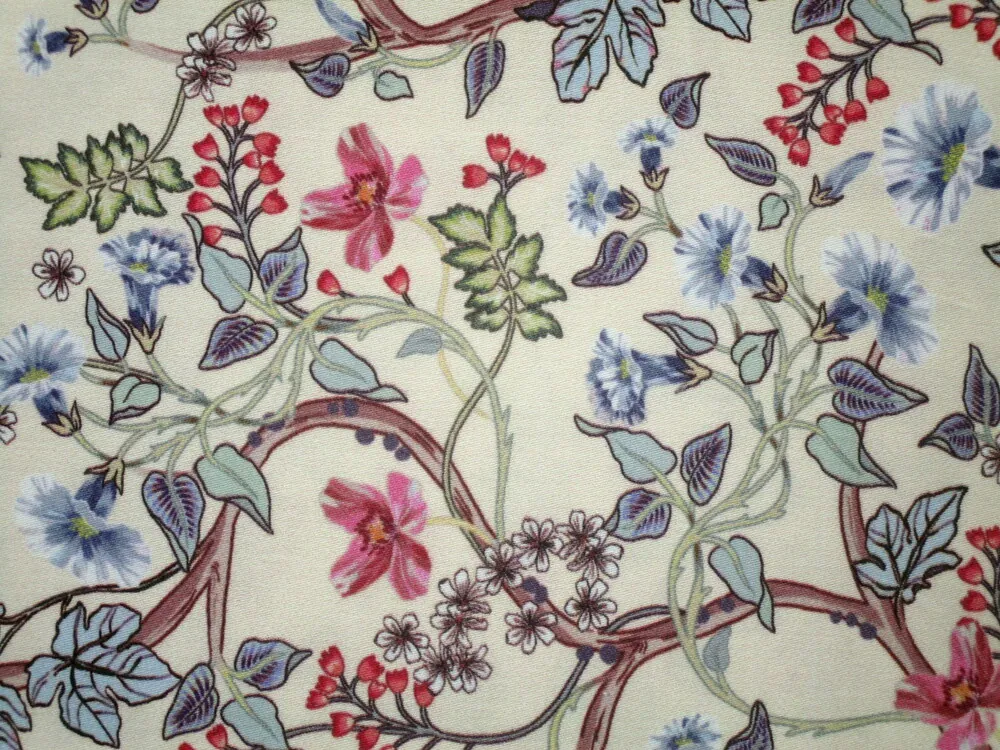 Šatovka béžová "kvety" 