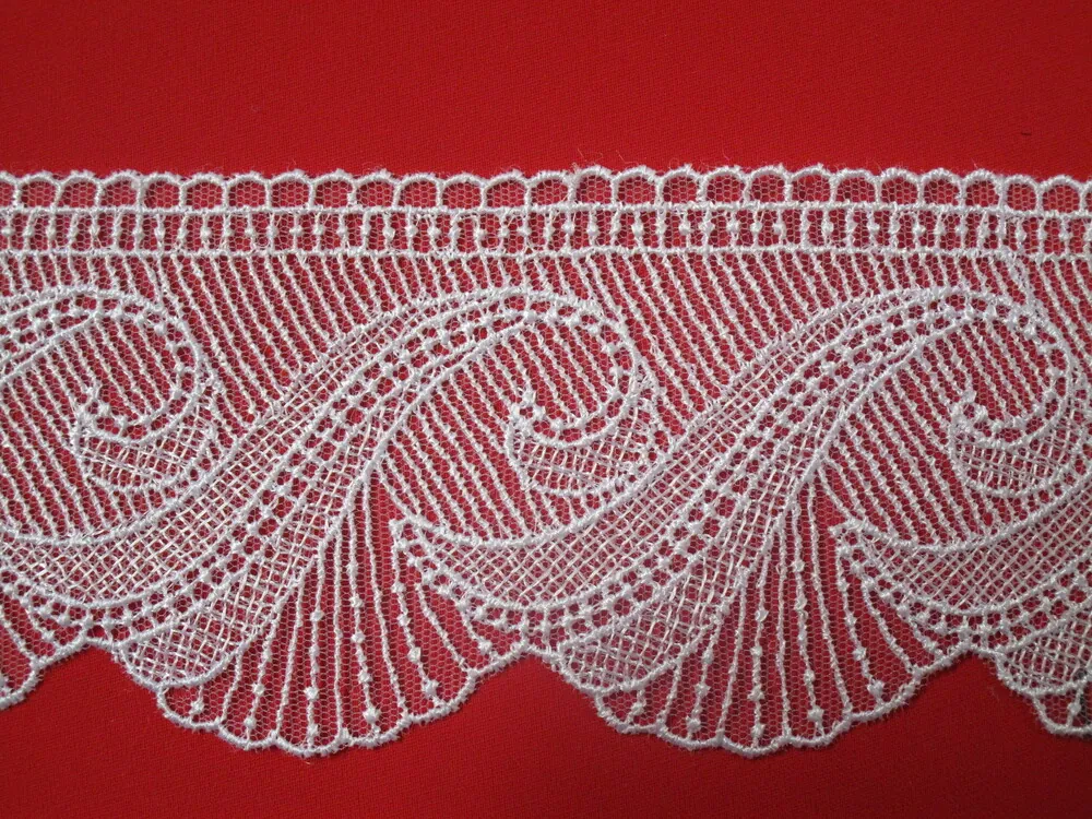 Čipka ozdobná na tyle "vlnka"