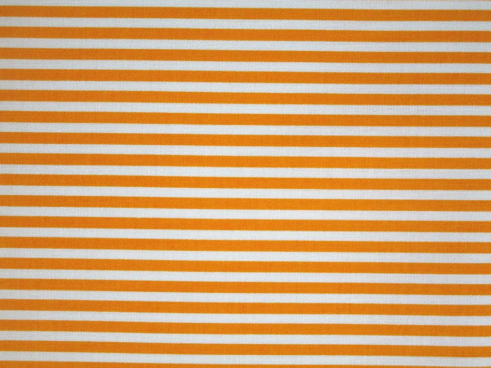 Bavlna biela "pomarančový pásik" 