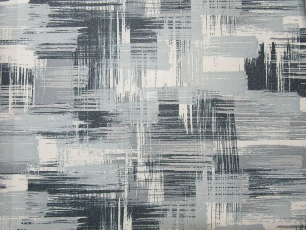 Flauš smotanovo-sivý "abstraktný vzor"