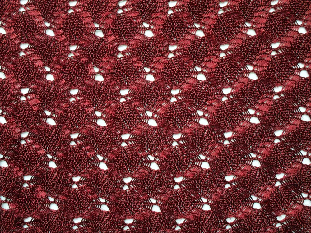 Krajka vínová "vlnky"