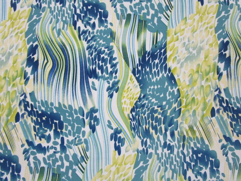 Šatovka biela "žlto-modrý vzor"