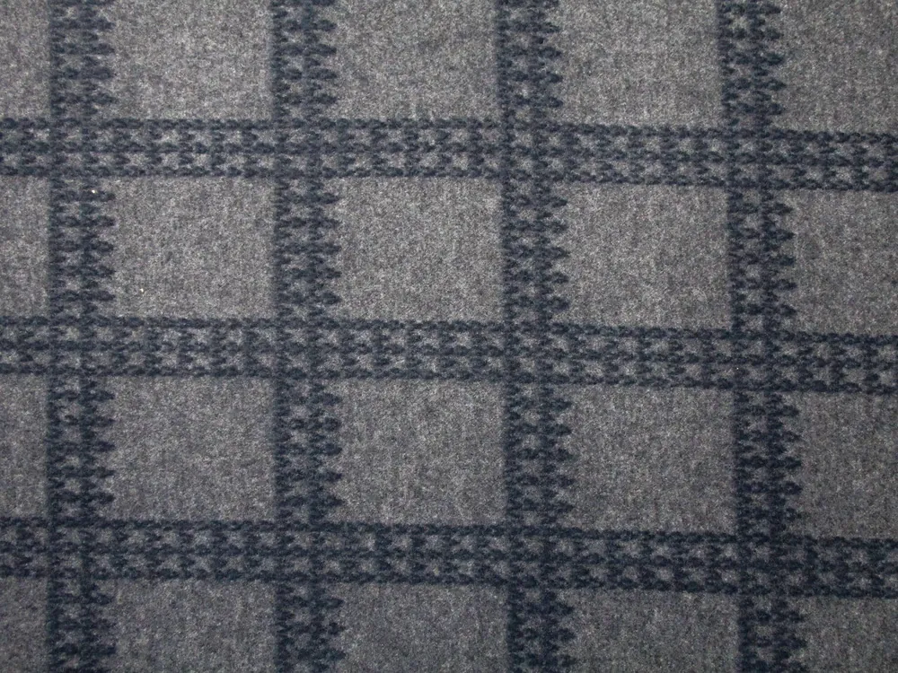 Úplet tmavosivý "tmavomodré káro"