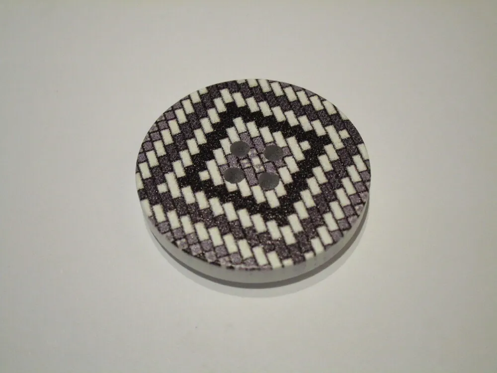 Gombík drevený "štvorec" - 30 mm