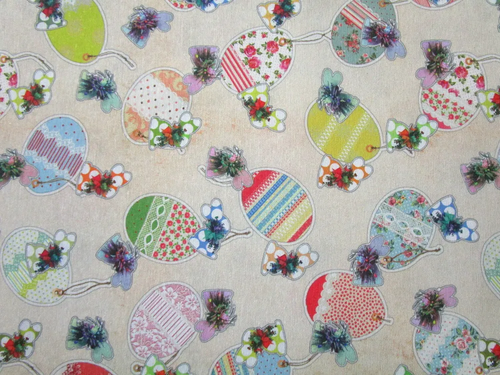 Poťahovka béžovo-pomarančová "vajíčko, zajačik"