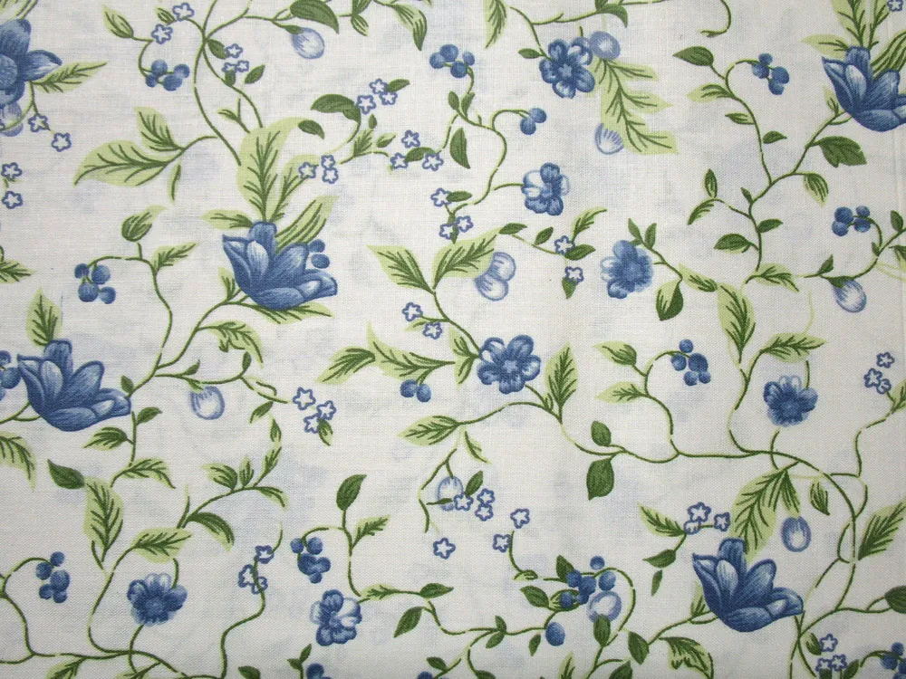 Bavlna maslová "modrý kvet"