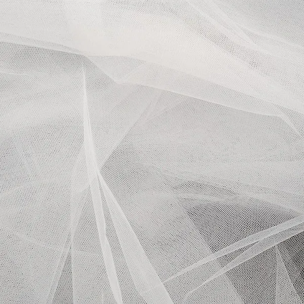 Tyl svadobný matný "biely"