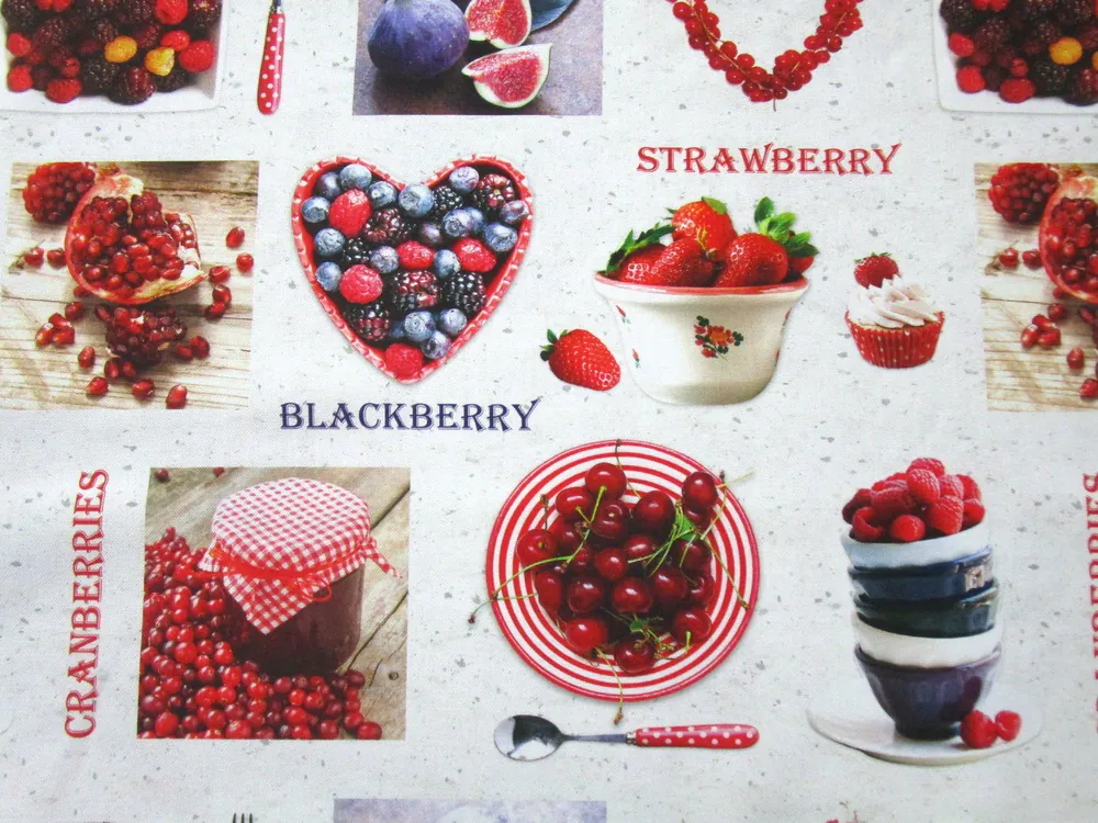 Poťahová látka "CHERRY" - digitálna 3D tlač