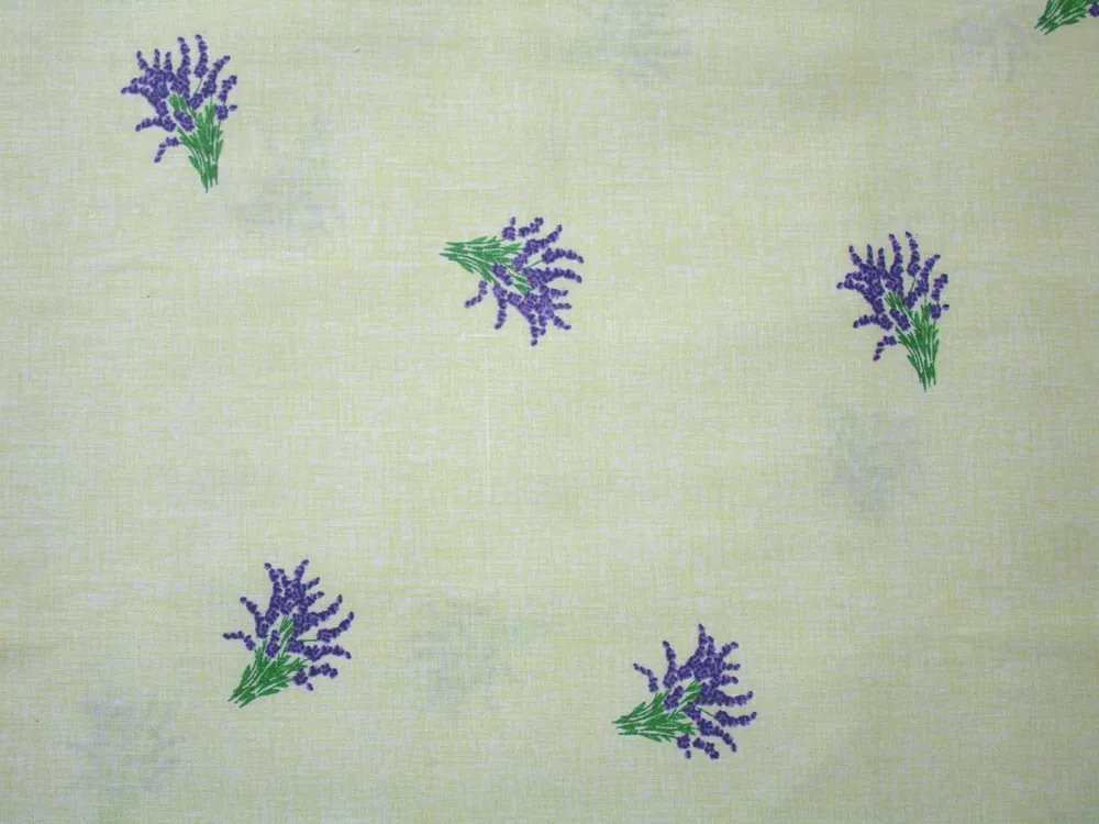 Bavlna žltá "zväzok levandule" 