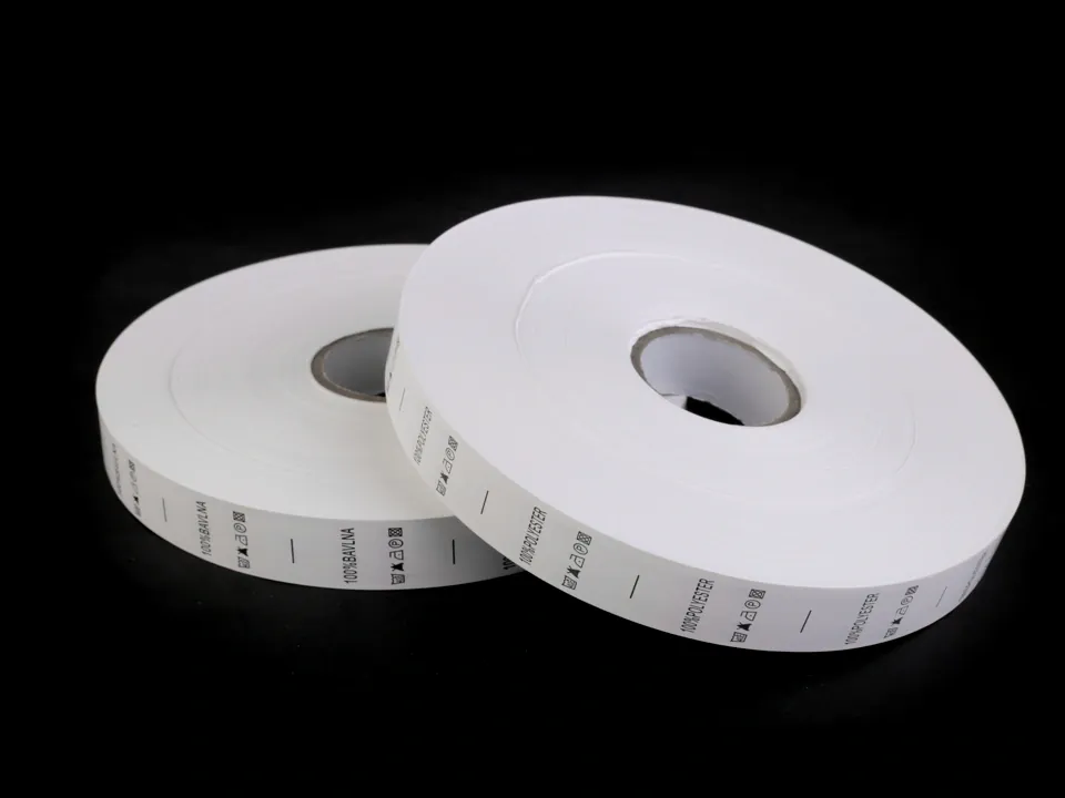 Štítky zloženie a údržba odevov "100 % bavlna"