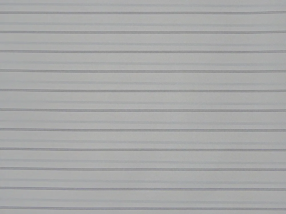 Podšívka biela "čierny dvojprúžok"