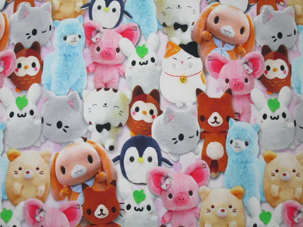 Úplet farebný "zvieratká" - talianska digitálna tlač