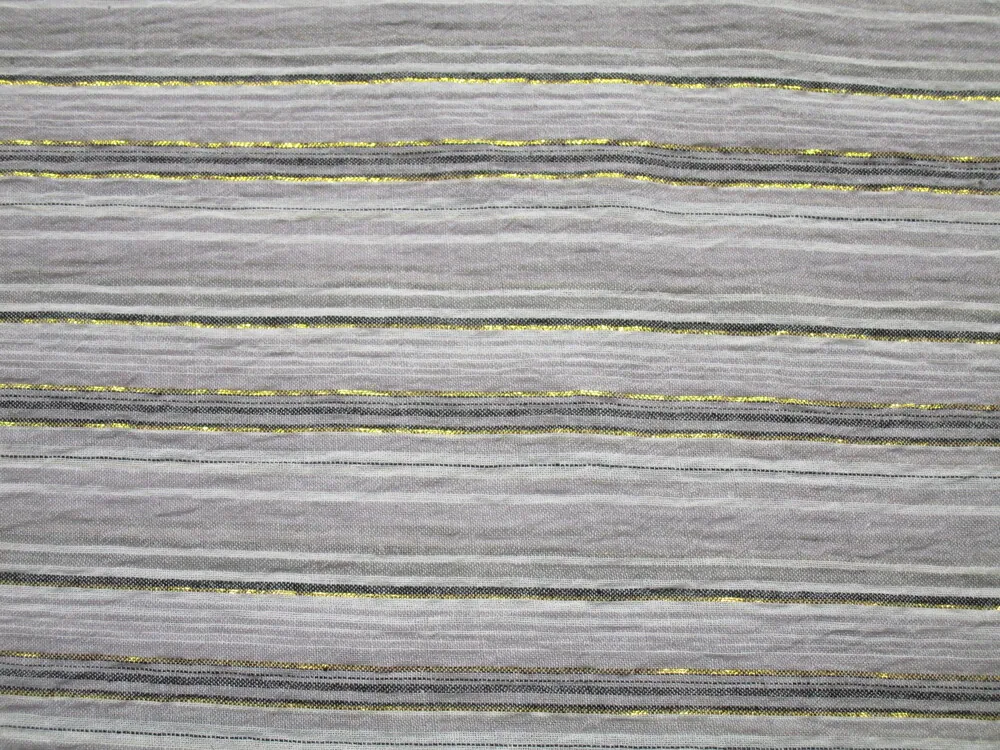 Šatovka krep "zlatý prúžok"