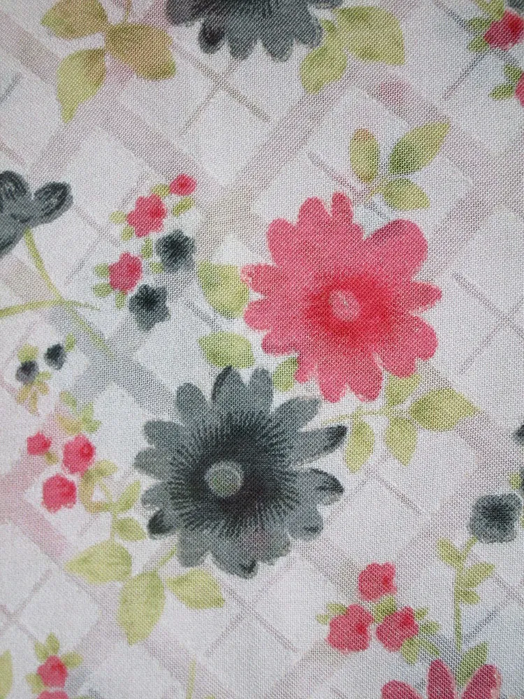 Šatovka "kvety" - vypaľovaný vzor 