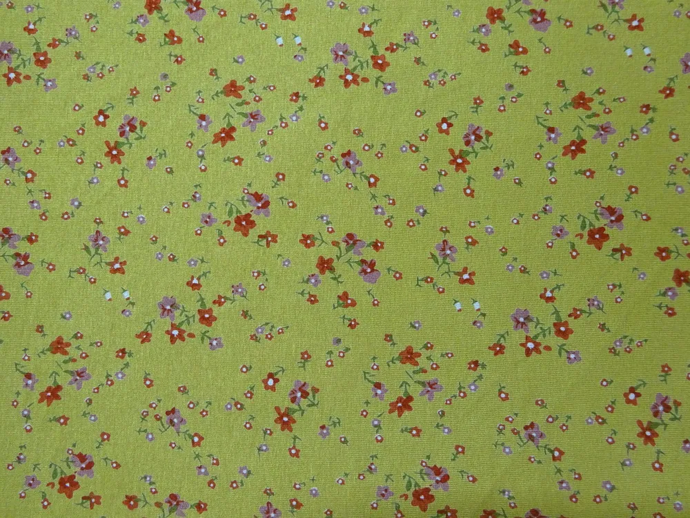 Úplet okrový "drobné kvety"