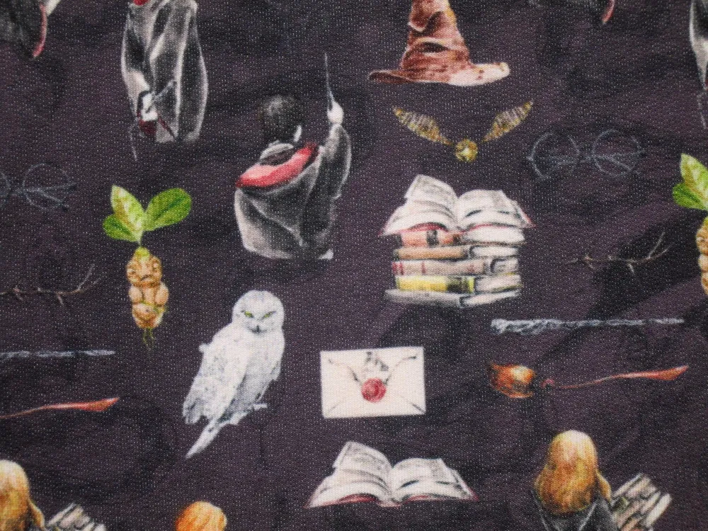 Teplákovina fialovo-hnedá "Harry Potter"
