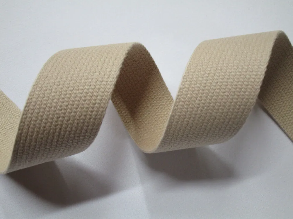 Popruh bavlnený "béžový" - 2,5 cm