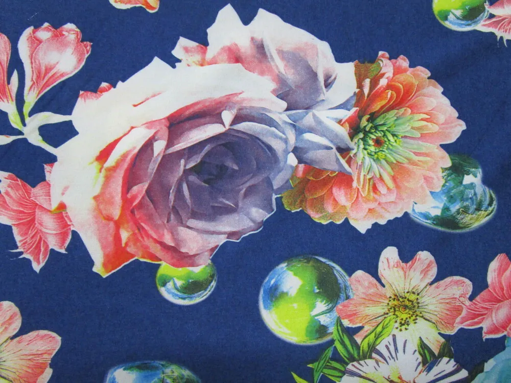 Šatovka modrá "kvety"