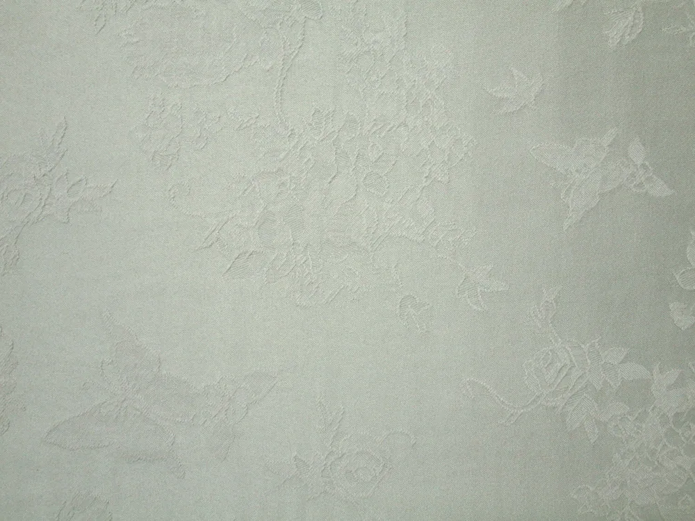 Bavlnený satén khaki "plastický vzor" 