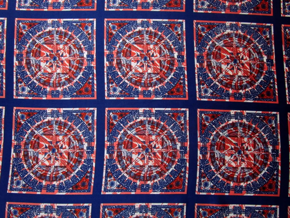 Hodváb modrý "vetrate"