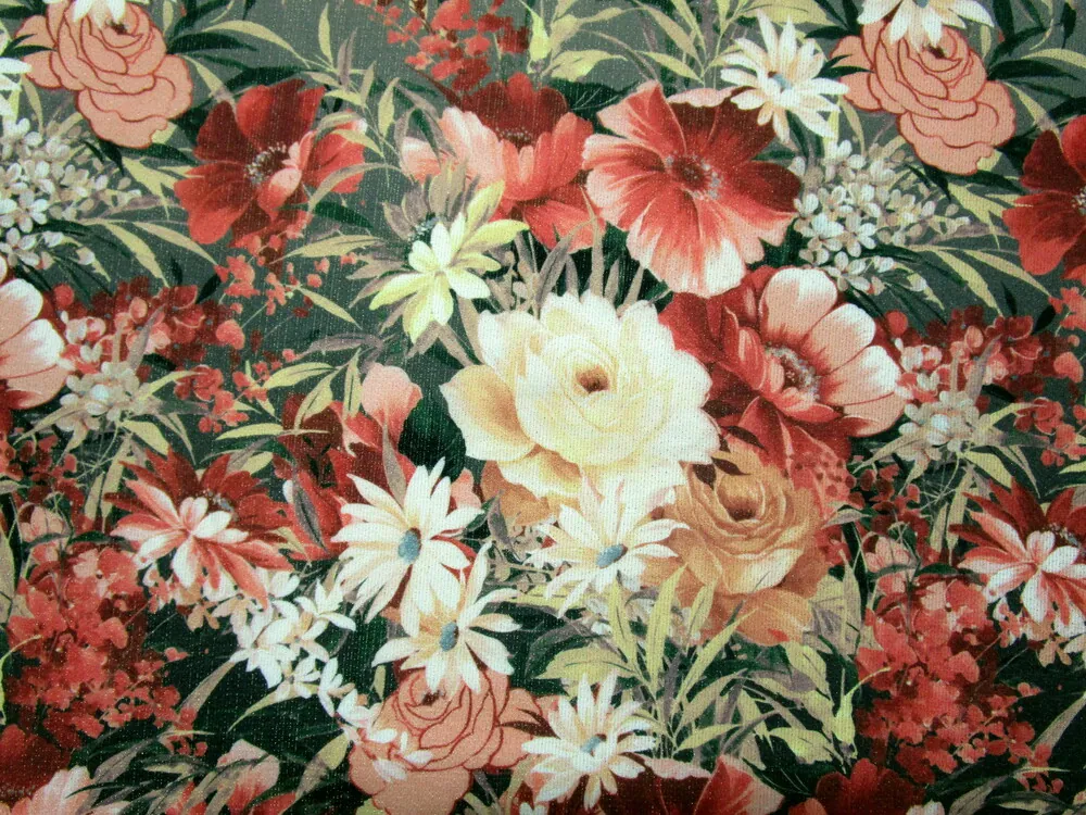 Šatovka béžovo-zlatá "kvety" - bordúra jednostranná