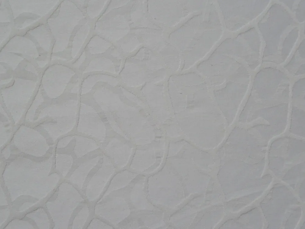 Žakard smotanový "jemne plastický vzor"