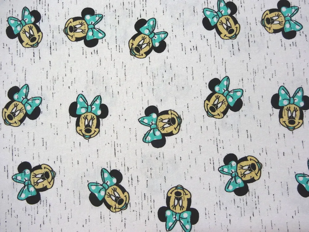 Úplet biely "Minie s mint mašličkou"