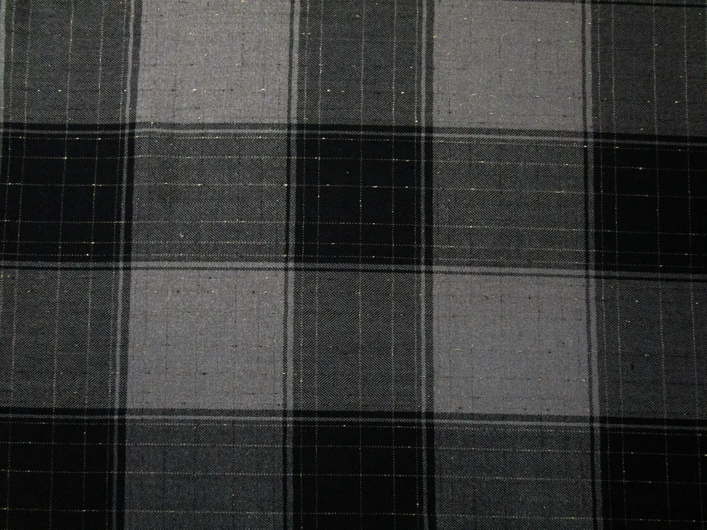 Kostýmovka sivá "veľké čierne káro"