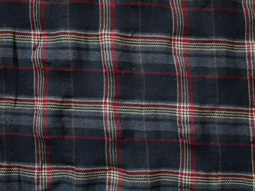 Kostýmovka čierna "béžovo-červeno-hnedo-sivé káro"