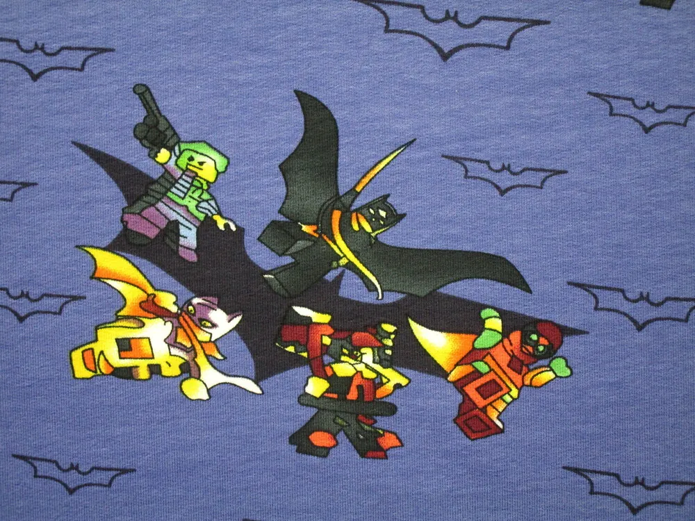 Teplákovina modrá "lego"