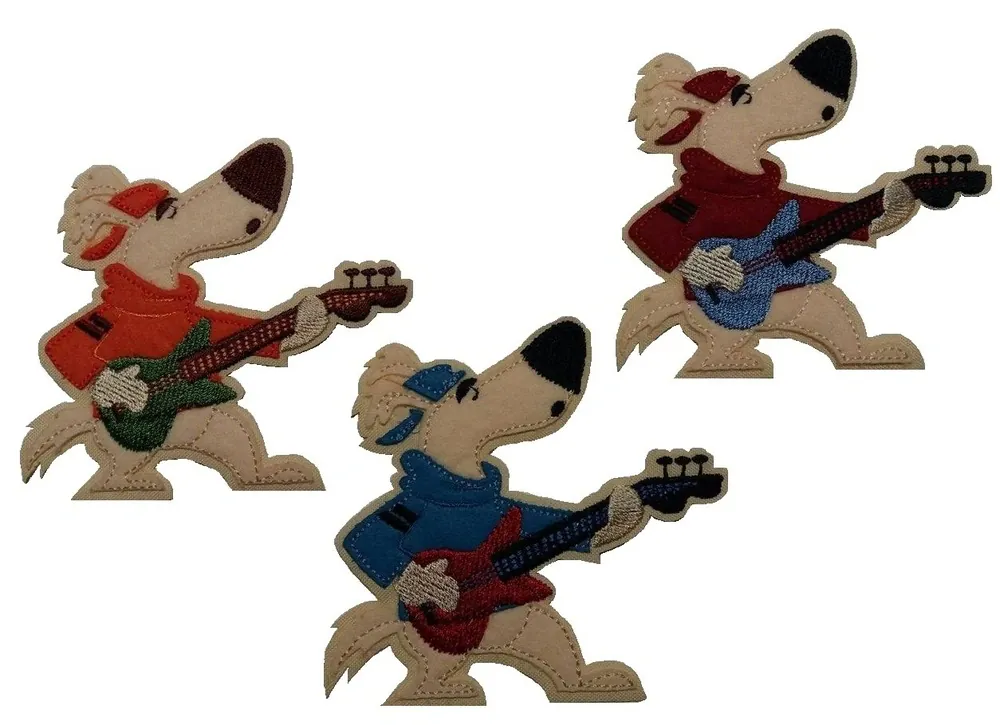 Nažehlovačka Psík gitarista II