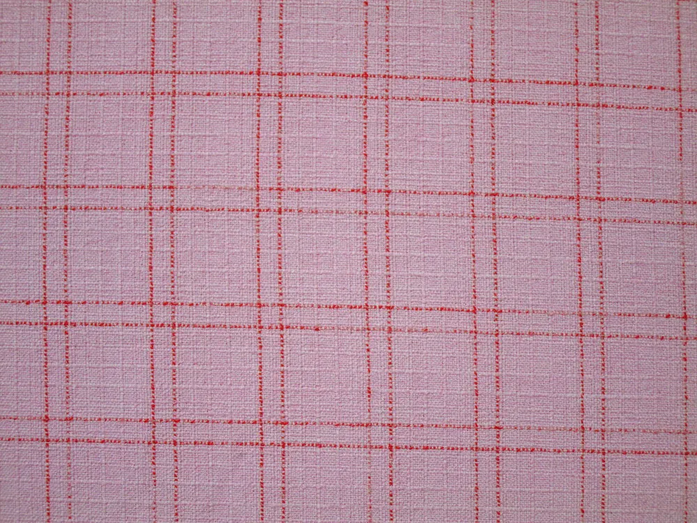 Kostýmovka ružová "červené káro"