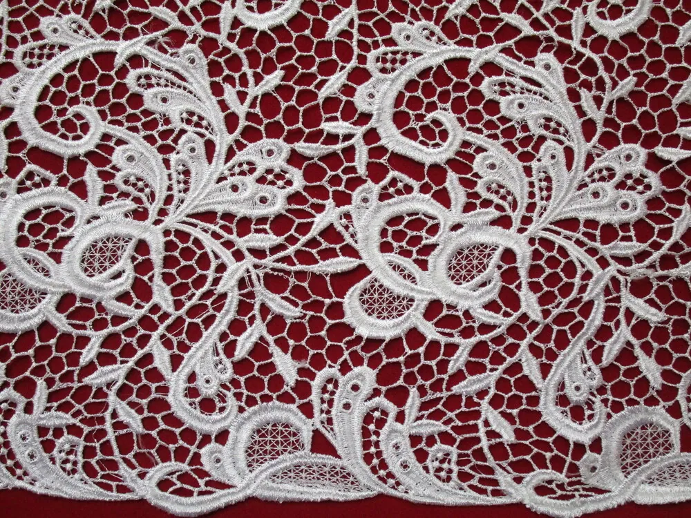 Krajka biela "ornamenty"