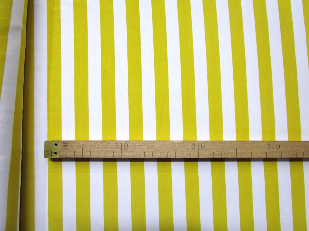 Teplákovina biela "horčicový pásik" 