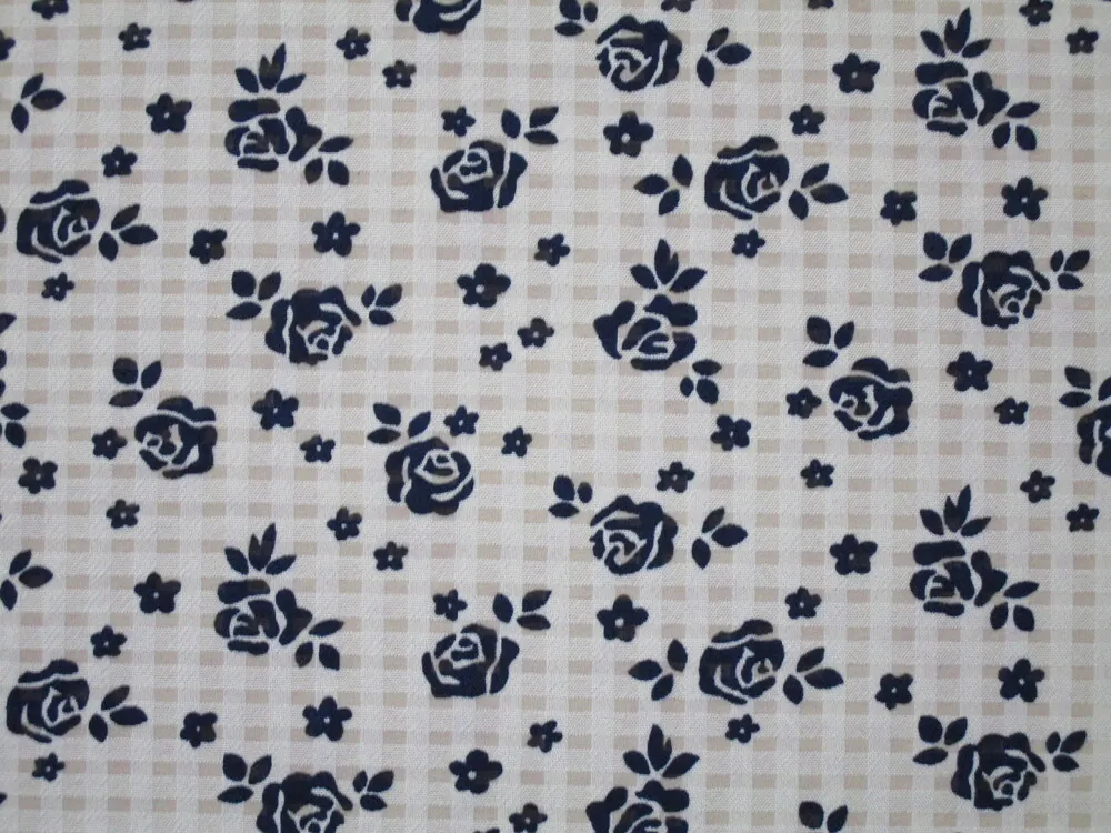 Šatovka biela "modré kvety"