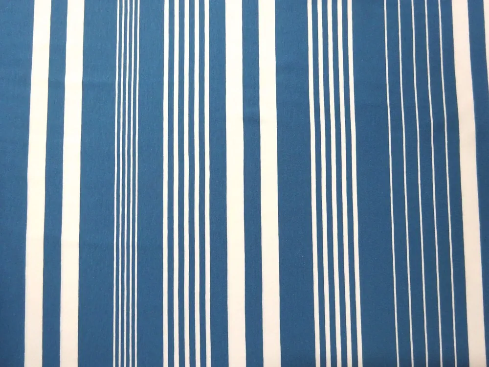 Úplet modrý "biely pásik"