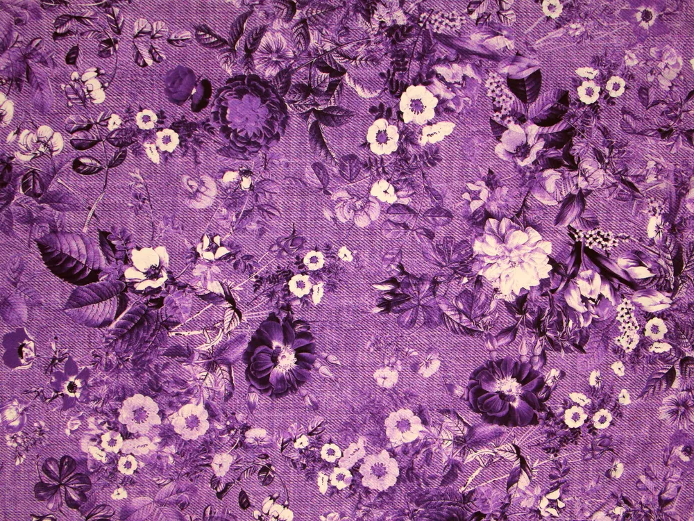 Úplet fialový "kvety"