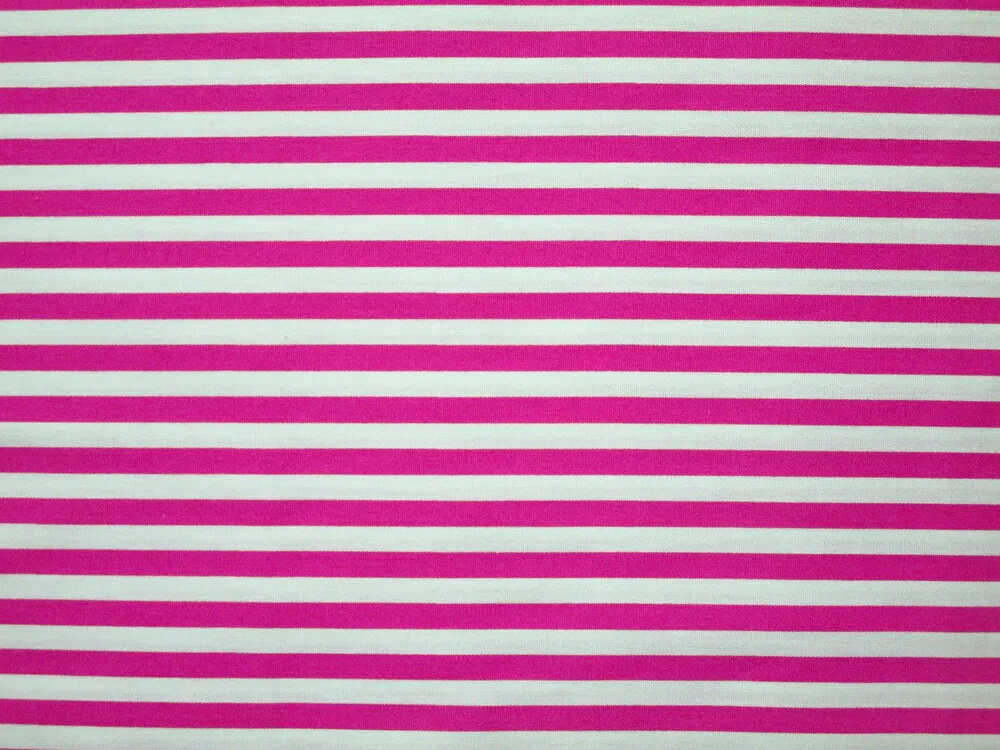 Bavlna biela "cyklaménový pásik" 
