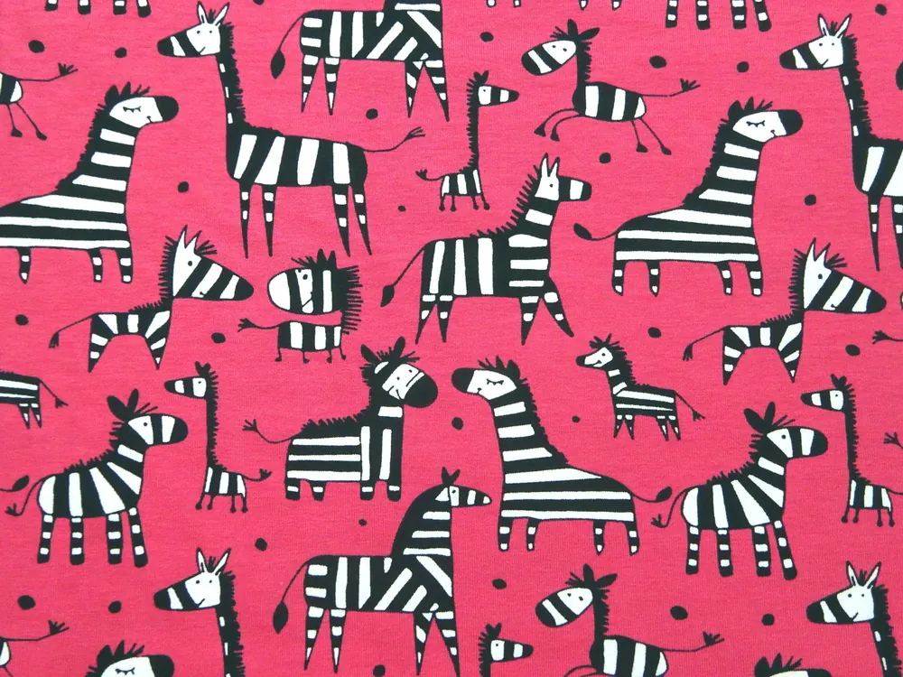 Úplet jahodový "zebra"