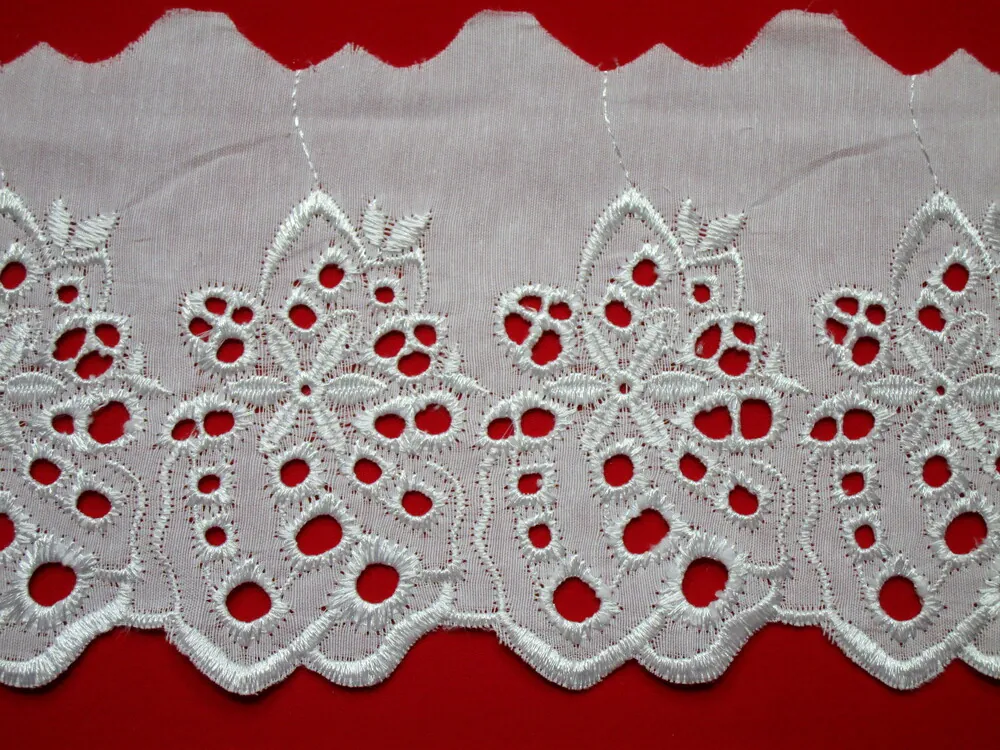 Madeira biela "kvety" - zbytok 