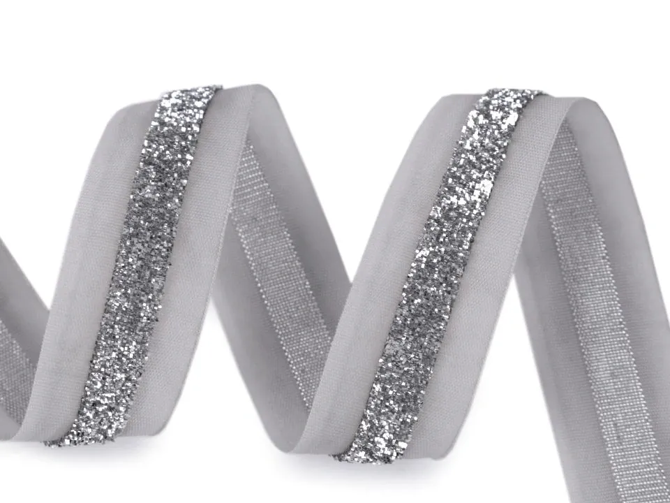 Lampas lurex "strieborný" 