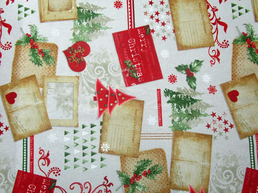 Poťahovka sivá "vianočný motív" 